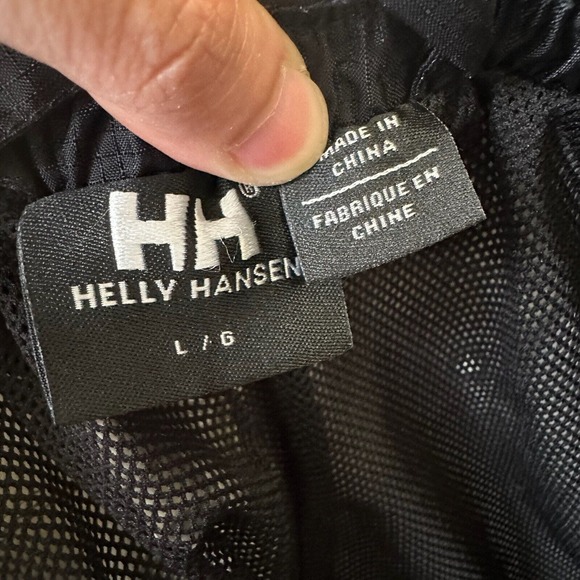 HELLEY HANSEN Mens Black Helly Tech Watertight Ankle Zip Rain Pants - Picture 9 of 14